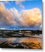 Back Bay Sunrise Clouds Metal Print