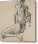 Back Nude 2 Metal Print