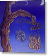 Balance Of Fire And Water Metal Print