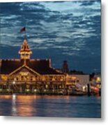 Balboa Pavilion At Night Metal Print