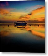 Magical Bali Sunrise Metal Print