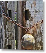 Ball And Chain Metal Print