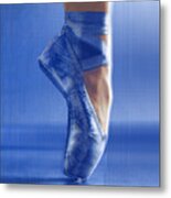 Ballet Dancer Grace And Power Metal Print