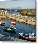 Ballintoy Harbor Metal Print