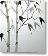 Bamboo Metal Print