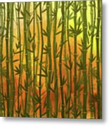 Bamboo Forest Metal Print