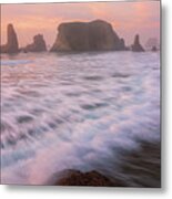 Bandon's Sunset Rush Metal Print