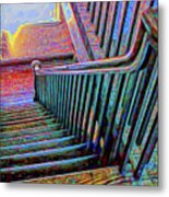 Bannister Metal Print