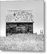 Bare All In Black And White Metal Print