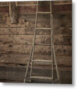Barn Ladder Metal Print
