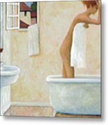 Bather Metal Print