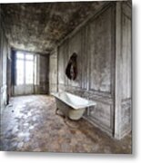 Bathroom Decay - Urban Exploration Metal Print