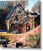 Bay View Fishing Shack Gloucester Ma Metal Print