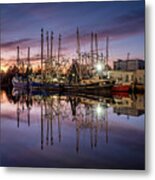 Bayou At Dusk Metal Print