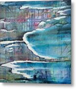 Be Like Water My Friend Metal Print