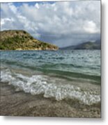 Beach At St. Kitts Metal Print