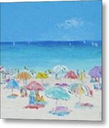 Beach Painting - Summer Paradise Metal Print