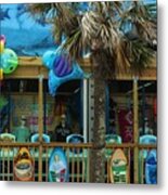 Beach Storefront Metal Print