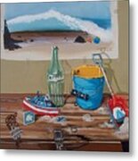 Beach Toys Metal Print