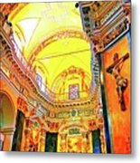 Beautiful Church In Nizza Metal Print