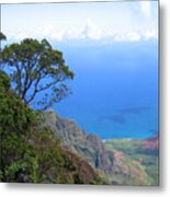 Beautiful Kalalau Metal Print