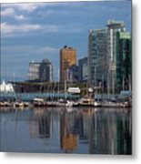 Beautiful View Of Vancouver Skyline Metal Print