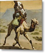 Bedouin On A Camel Metal Print