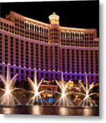 Bellagio Hotel And Casino Metal Print