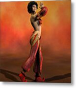 Belly Dancer Metal Print