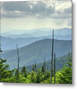 Below Clingmans Dome In Newfound Gap Area Of Smoky Mountains Metal Print