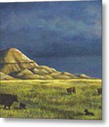 Belt Butte Spring Metal Print