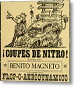 Benito Magneto Metal Print