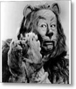 Cowardly Lion In The Wizard Of Oz Metal Print