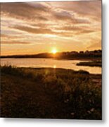 Besides North Rustico Harbor Metal Print