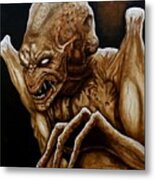 Beware Pumpkinhead Metal Print