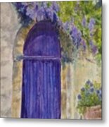 Beyond The Purple Door Metal Print