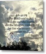 Bible Sayings Metal Print