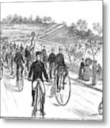 Bicycle Meet, 1883 Metal Print
