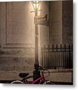 Bicycles On Chartres Metal Print