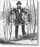 Bicycling, 1869 Metal Print