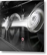 Big Wheels In Motion Metal Print