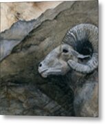 Bighorn Sheep Metal Print