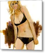 Bikini Beauty Metal Print