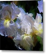 Billowing Irises Metal Print