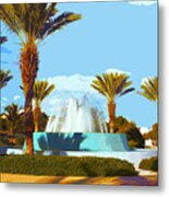 Bimini Fountain Metal Print