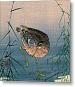 Bird Among Reeds 1900 Metal Print