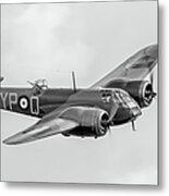 Blenheim Mk I Black And White Version Metal Print