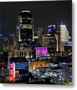 Blink Cincinnati - Skyline Metal Print