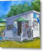 Block Island Fishworks Metal Print