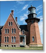 Block Island Southeast Light Historic Lighthouse Metal Print